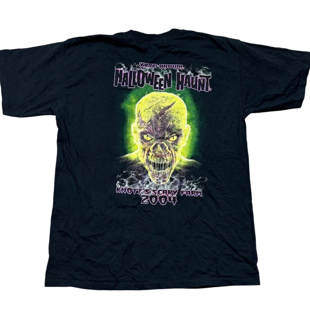 Rare Vintage 2004 Knotts Scary Farm Zombie T Shirt Men's Large